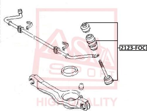 ASVA 2123-FOC - Çubuq / Strut, stabilizator www.furqanavto.az