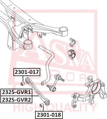 ASVA 2325-GVR1 - Yolun idarəedici qolu furqanavto.az