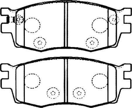 INTERBRAKE DP41491 - Əyləc altlığı dəsti, əyləc diski furqanavto.az