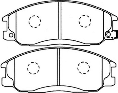 Japanparts PAH03MK - Əyləc altlığı dəsti, əyləc diski furqanavto.az