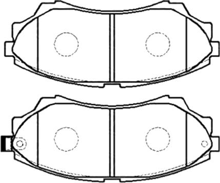 BENDIX DB1681 - Əyləc altlığı dəsti, əyləc diski furqanavto.az