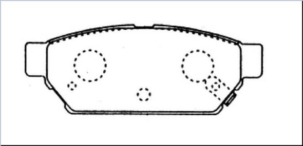 ASVA AKD-3314 - Əyləc altlığı dəsti, əyləc diski furqanavto.az