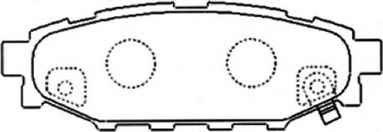 ASVA AKD-7501 - Əyləc altlığı dəsti, əyləc diski furqanavto.az