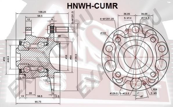 ASVA HNWH-CUMR - Təkər Qovşağı furqanavto.az