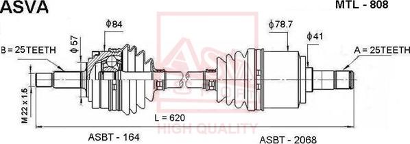 ASVA MTL-808 - Sürücü mili furqanavto.az