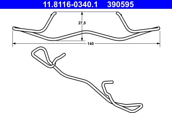 ATE 11.8116-0340.1 - Bulaq, əyləc kaliperi furqanavto.az