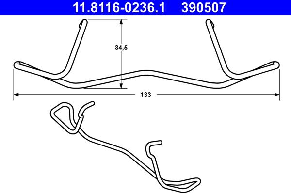 ATE 11.8116-0236.1 - Bulaq, əyləc kaliperi furqanavto.az