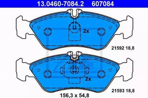 Alpha Brakes HKT-VW-005 - Əyləc altlığı dəsti, əyləc diski furqanavto.az