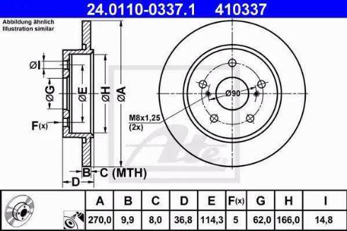 Alpha Brakes HTT-TY-055 - Əyləc Diski furqanavto.az