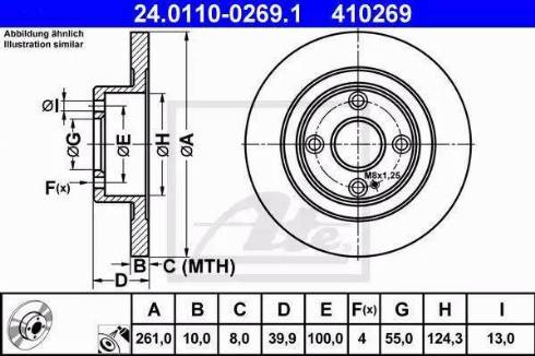 Alpha Brakes HTT-MZ-007 - Əyləc Diski furqanavto.az