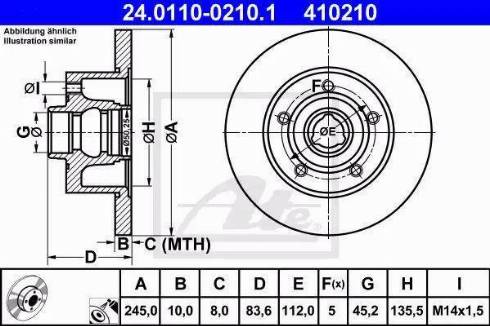 Alpha Brakes HTT-AU-007 - Əyləc Diski furqanavto.az