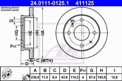 Alpha Brakes HTP-HY-505 - Əyləc Diski furqanavto.az