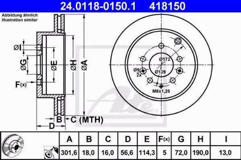 Alpha Brakes HTT-MZ-036 - Əyləc Diski furqanavto.az