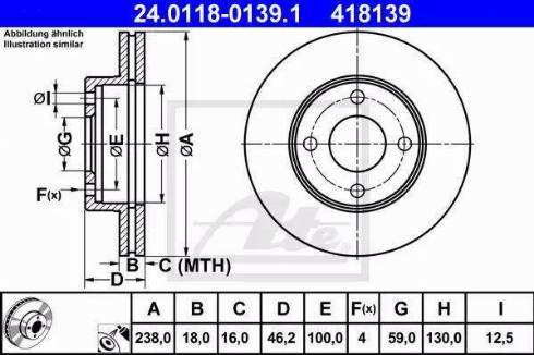 Alpha Brakes HTP-NS-084 - Əyləc Diski furqanavto.az