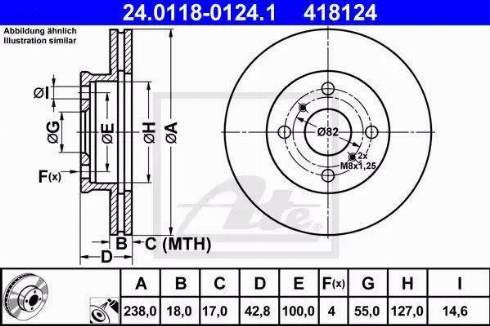 Alpha Brakes HTP-TY-114 - Əyləc Diski furqanavto.az