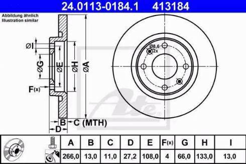 Alpha Brakes HTP-PE-014 - Əyləc Diski furqanavto.az