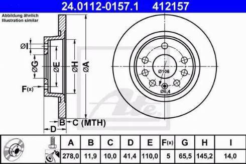 Alpha Brakes HTT-PL-019 - Əyləc Diski furqanavto.az