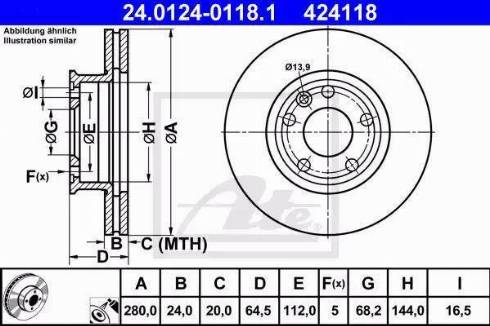 Alpha Brakes HTP-VW-026 - Əyləc Diski furqanavto.az