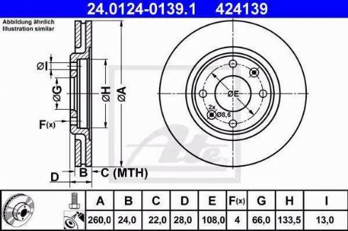 Alpha Brakes HTP-PE-007 - Əyləc Diski furqanavto.az