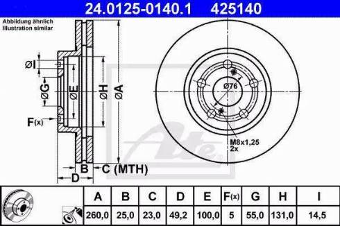 Alpha Brakes HTP-TY-121 - Əyləc Diski furqanavto.az