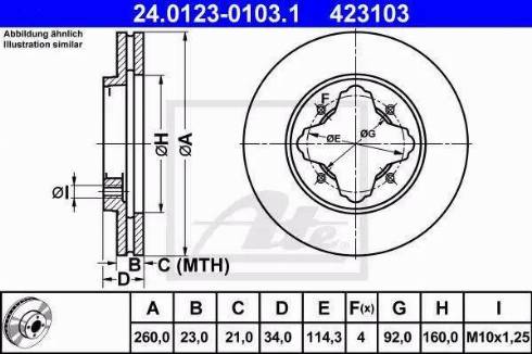 Alpha Brakes HTP-HD-023 - Əyləc Diski furqanavto.az