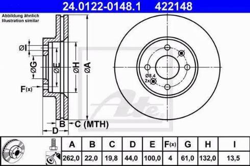 Alpha Brakes HTP-RE-012 - Əyləc Diski furqanavto.az