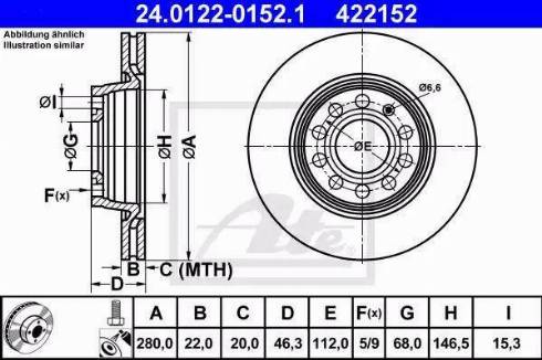 Alpha Brakes HTP-VW-016 - Əyləc Diski furqanavto.az