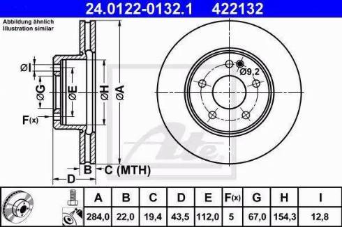 Alpha Brakes HTP-ME-014 - Əyləc Diski furqanavto.az