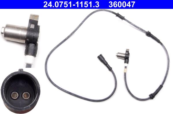 ATE 24.0751-1151.3 - Sensor, təkər sürəti furqanavto.az