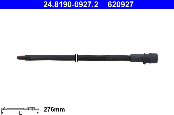 ATE 24.8190-0927.2 - Xəbərdarlıq Kontakt, əyləc padinin aşınması furqanavto.az