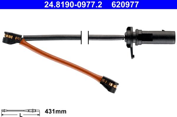 ATE 24.8190-0977.2 - Xəbərdarlıq Kontakt, əyləc padinin aşınması furqanavto.az