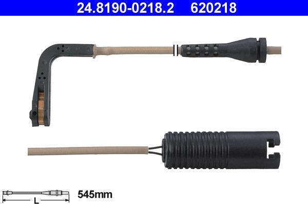 ATE 24.8190-0218.2 - Xəbərdarlıq Kontakt, əyləc padinin aşınması www.furqanavto.az