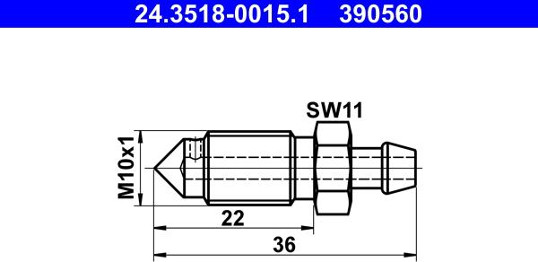 ATE 24.3518-0015.1 - Tənəffüs vinti / klapan furqanavto.az