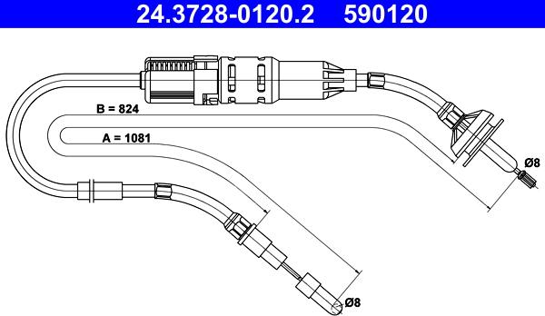 ATE 24.3728-0120.2 - Debriyaj kabeli furqanavto.az