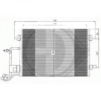 AUDI 8D0260403F - Kondenser, kondisioner furqanavto.az