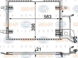 AUDI 8FC351301401 - Kondenser, kondisioner furqanavto.az