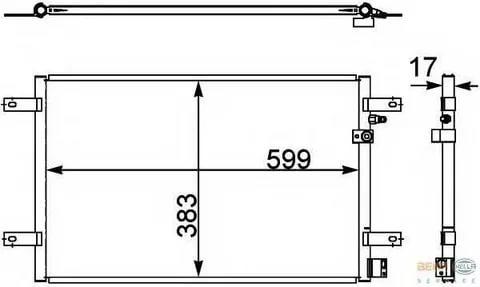 AUDI 8FC351302451 - Kondenser, kondisioner furqanavto.az