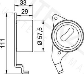 Autex 641806 - Gərginlik kasnağı, vaxt kəməri furqanavto.az