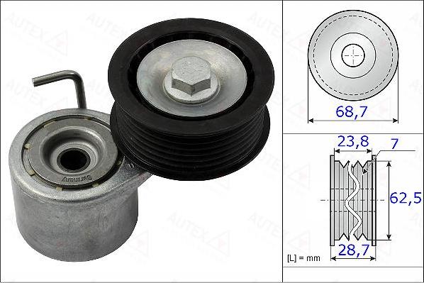 Autex 654965 - Kəmər Dartıcı, v-yivli kəmər furqanavto.az