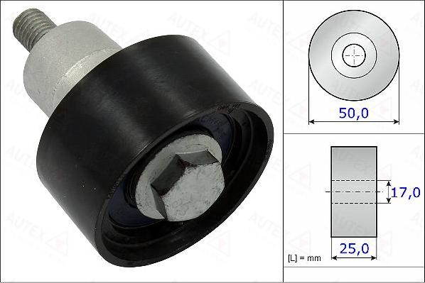 Autex 654921 - Yönləndirmə / Bələdçi kasnağı, vaxt kəməri furqanavto.az