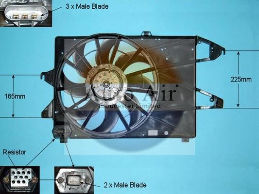 Auto Air Gloucester 05-1133 - Elektrik mühərriki, radiator ventilyatoru www.furqanavto.az