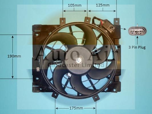 Auto Air Gloucester 05-1232 - Elektrik mühərriki, radiator ventilyatoru furqanavto.az