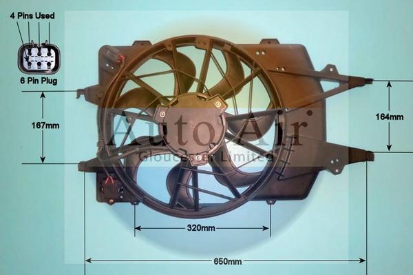 Auto Air Gloucester 05-1275 - Elektrik mühərriki, radiator ventilyatoru furqanavto.az