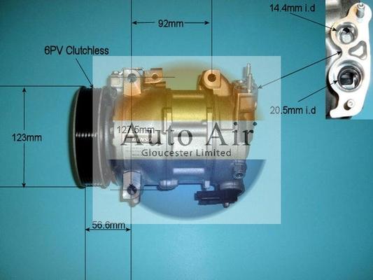 Auto Air Gloucester 14-9638 - Kompressor, kondisioner furqanavto.az