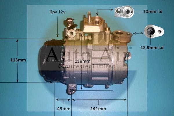 Auto Air Gloucester 14-9790P - Kompressor, kondisioner furqanavto.az