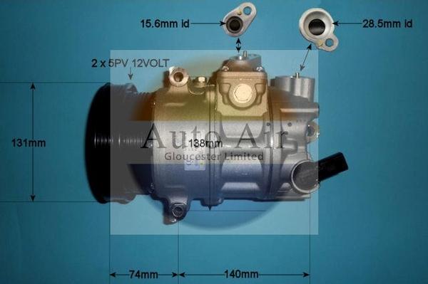 Auto Air Gloucester 14-9765P - Kompressor, kondisioner furqanavto.az