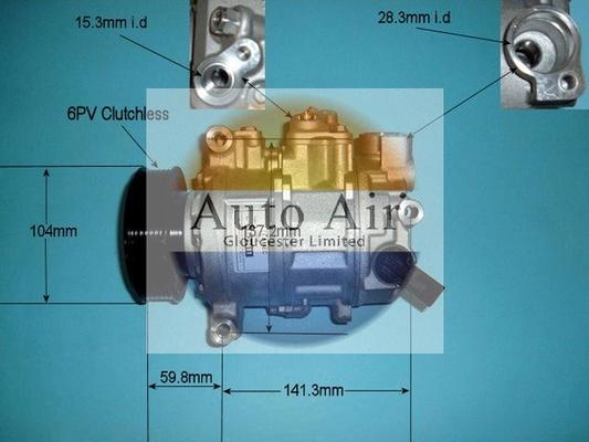 Auto Air Gloucester 14-9703R - Kompressor, kondisioner furqanavto.az