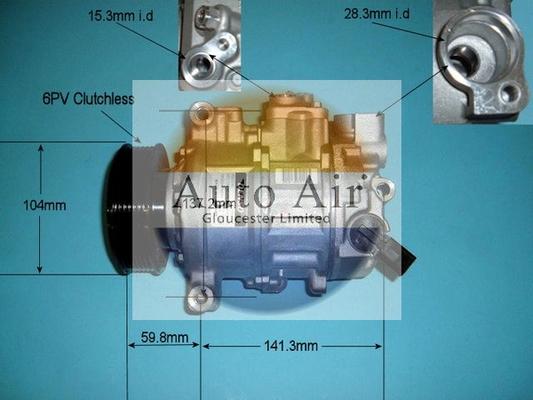 Auto Air Gloucester 14-9703 - Kompressor, kondisioner furqanavto.az