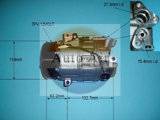 Auto Air Gloucester 14-9734 - Kompressor, kondisioner furqanavto.az