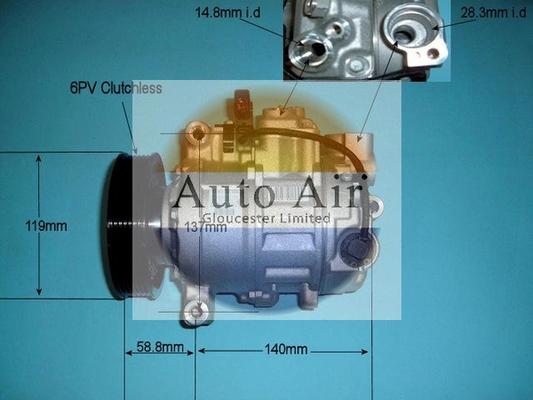 Auto Air Gloucester 14-9729 - Kompressor, kondisioner furqanavto.az